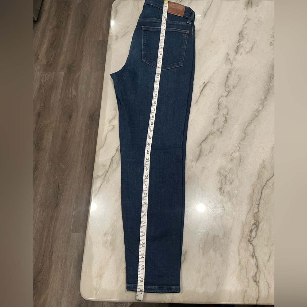 NWOT Madewell Skinny High Rise Jean 30P Dark Rinse